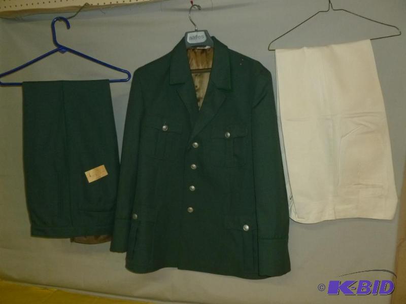 lot 33 image: Collectible military type dress uniform, come...