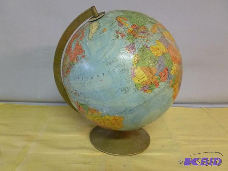 lot 43 image: Replogle Stereo Relief 12" world globe....