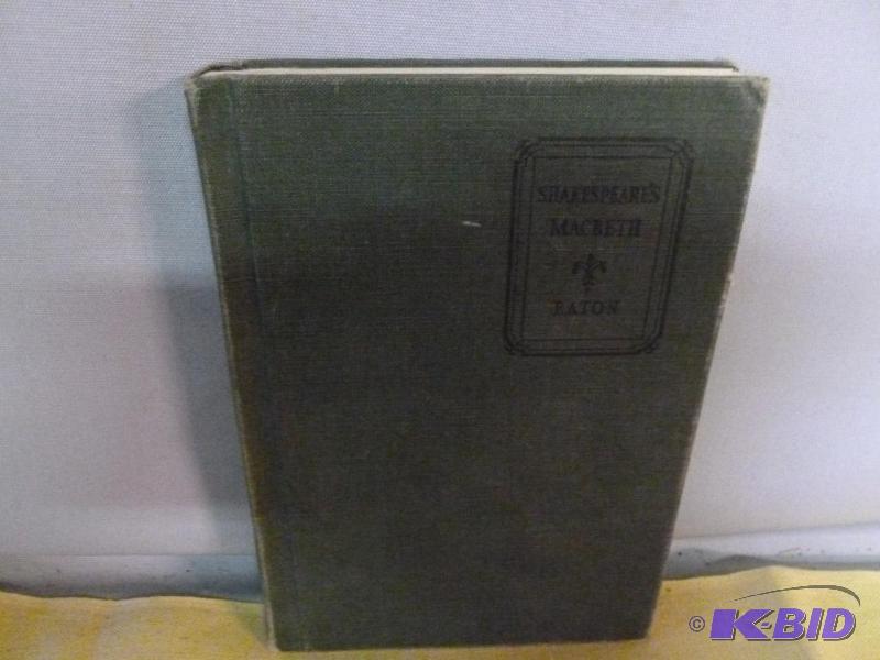 lot 61 image: Vintage Book - Shakespeares Macbeth - 1933....