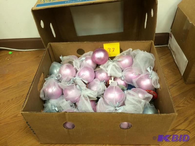 Box of Christmas Bulbs...