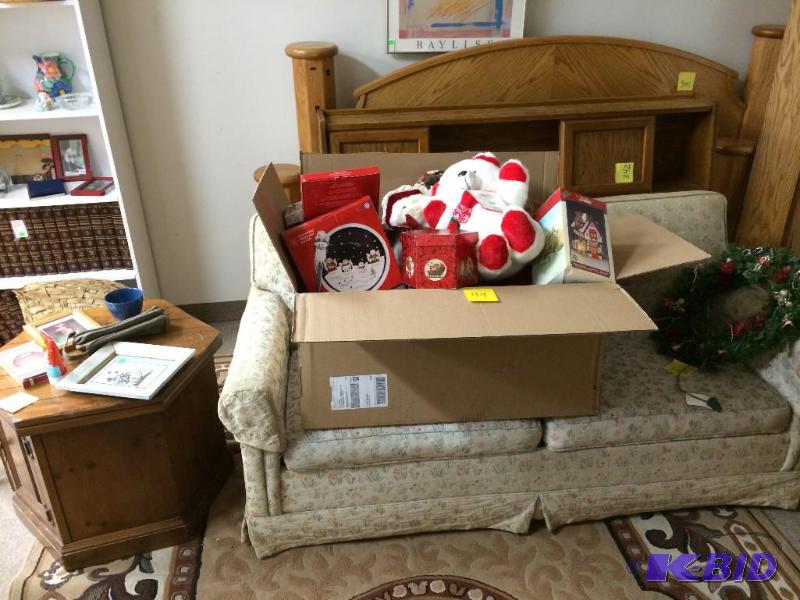 HUGE box, more than half the size of a couch ...