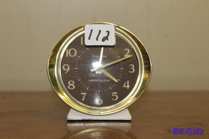 lot 112 image: Vintage Alarm Clock...
