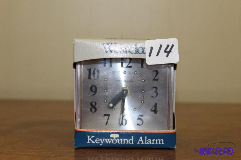 lot 114 image: Vintage Alarm Clock  NOS...