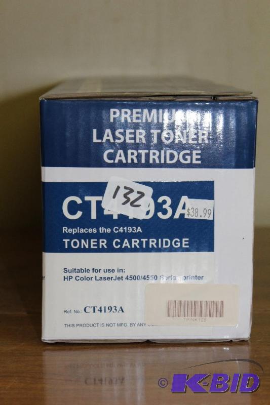 lot 132 image: HP Toner Color LaserJet 4500 GENERIC CT4193A...