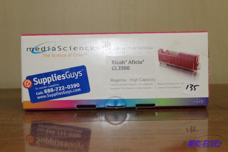 lot 135 image: Ricoh Aficio&nbspCL3500 High Capacity Toner&...