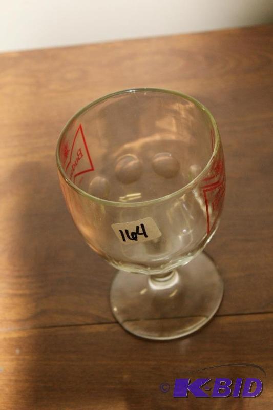 lot 164 image: Vintage Budweiser Glass ...