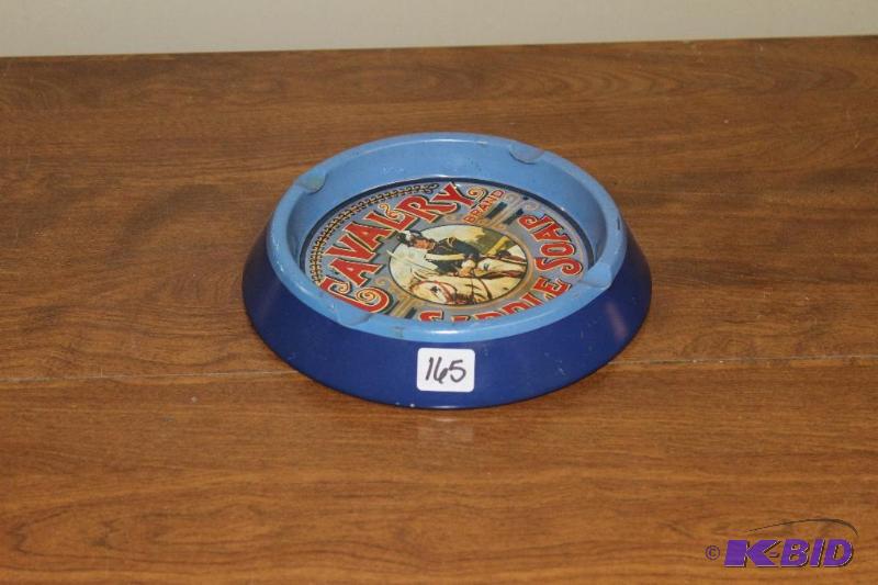 lot 165 image: Vintage Cavelry Brand Ashtray, England ...