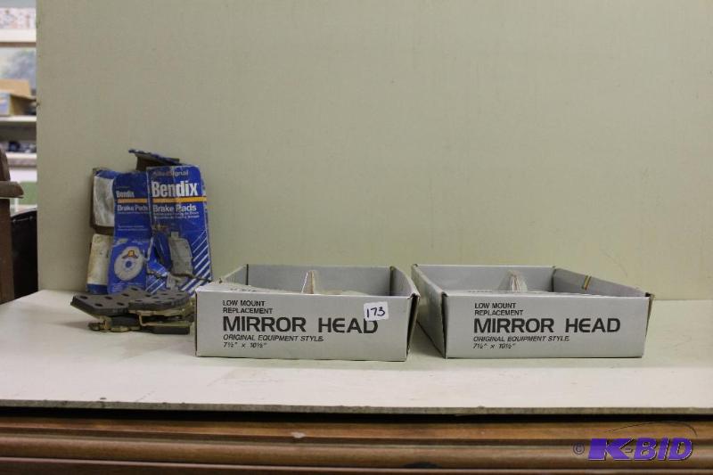 lot 173 image: Break Pads and Truck Mirrors ...
