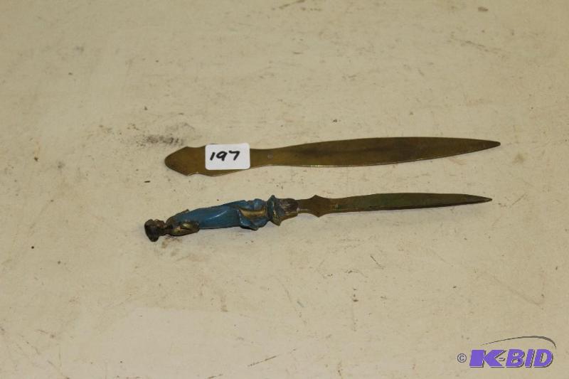 lot 197 image: Antique Letter Openers ...