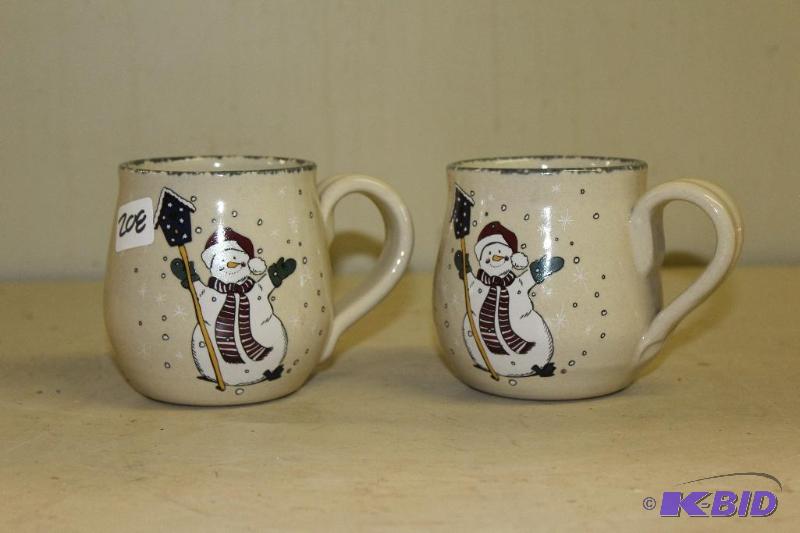 lot 208 image: Frosty Coffee Mugs ...