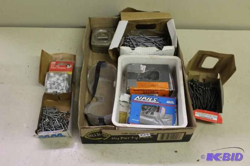 lot 223 image: Assorted Nails and Fasteners ...
