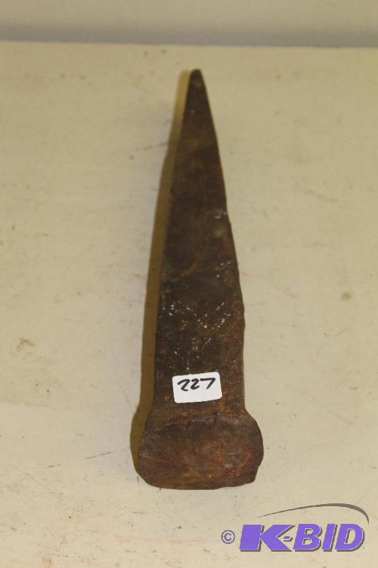 lot 227 image: Log Splitting Wedge ...
