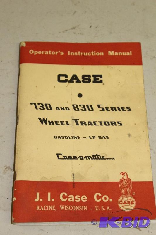 lot 234 image: CASE 730 and 830 Series Wheel Tractors  ...