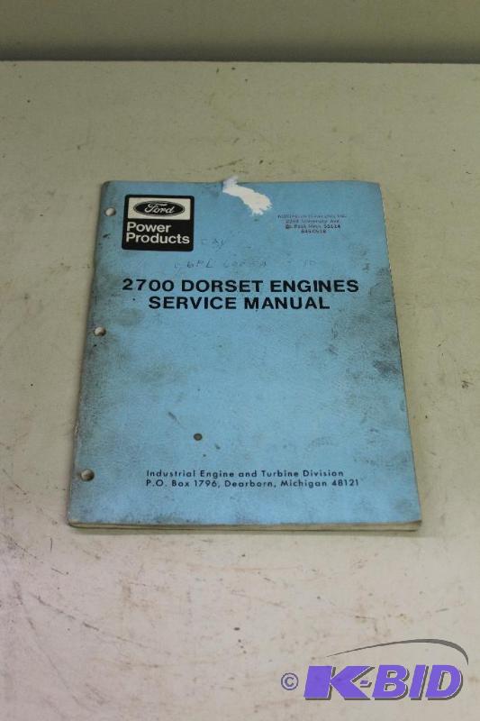 lot 237 image: Ford Power Products 2700 Dorset Engines Servi...