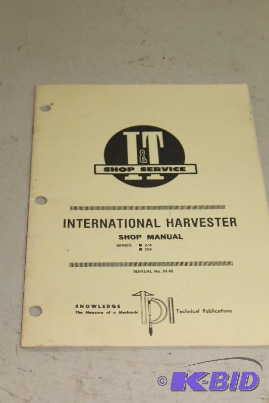 lot 241 image: International Harvester Series 274 ans 284 Sh...