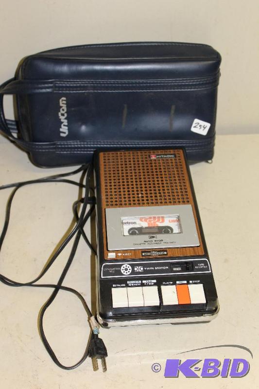 lot 254 image: Vintage Cassette Recorder...