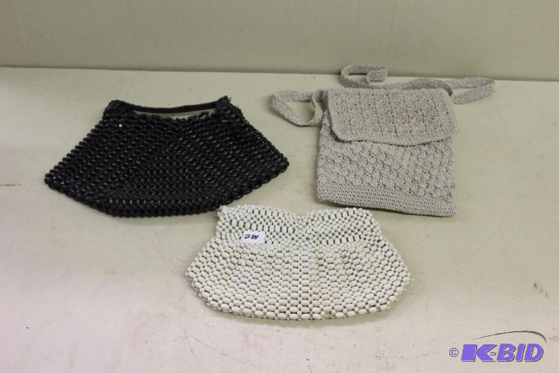 lot 281 image: 3 Small Purses ...