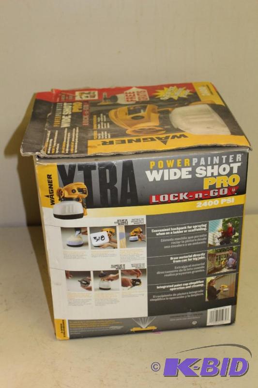 lot 318 image: Wagner Power Painter Wide Shot Pro ...