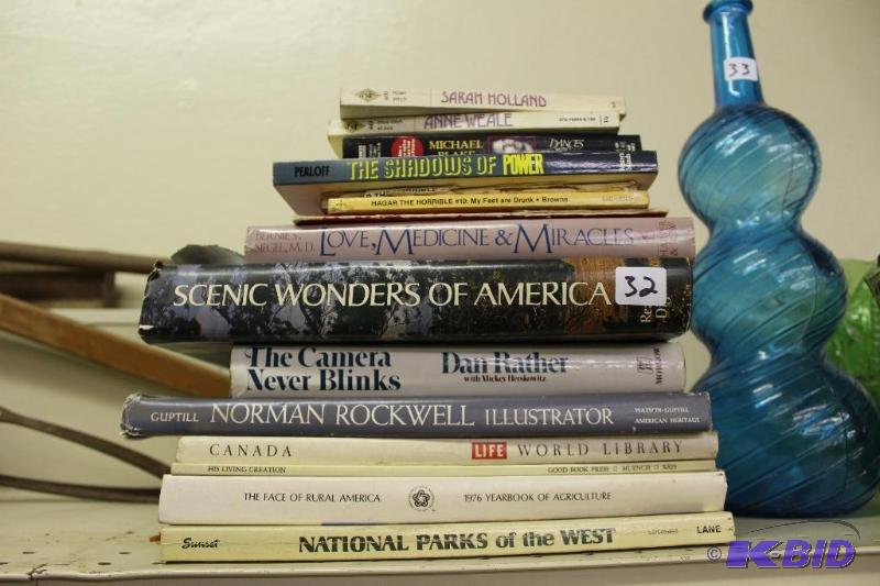 lot 32 image: Stack of Books   See picture for titles&...
