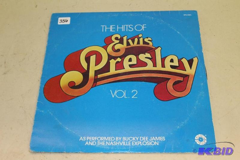lot 336 image: The Hits if Elvis Presley Vol 2 ...