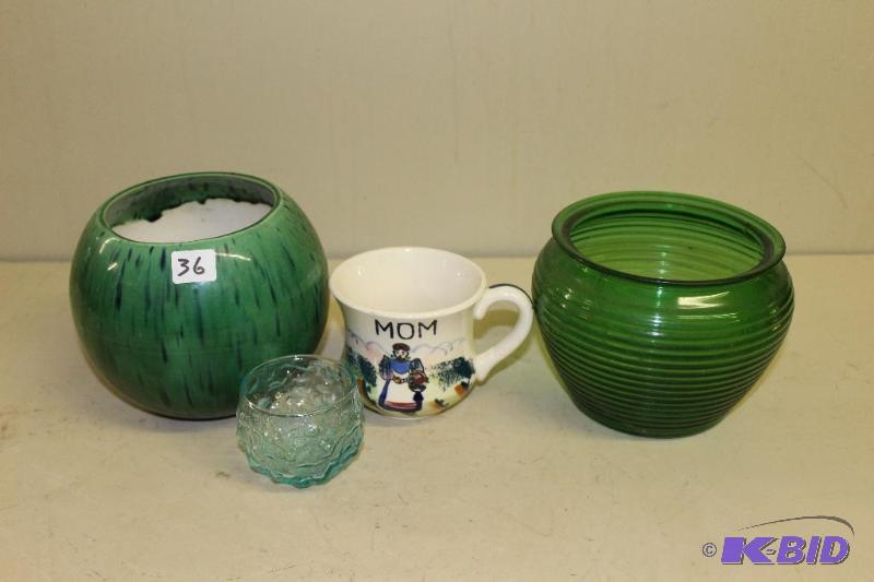 lot 36 image: Assorted Glassware  Pottery ...