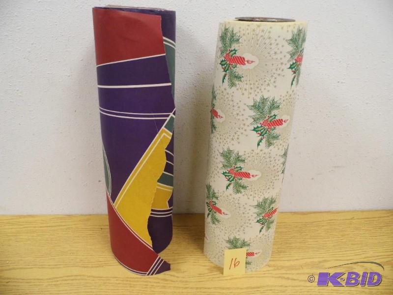 2 Rolls of Wrapping Paper