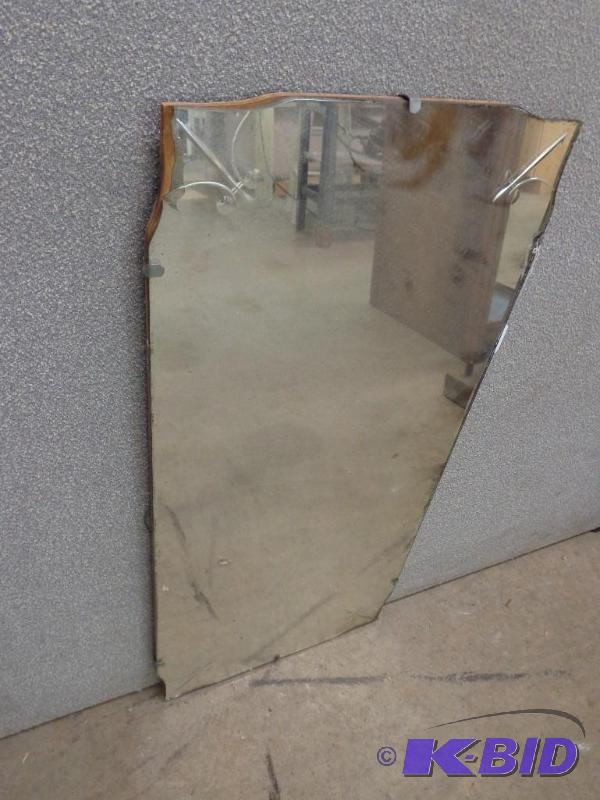 lot 11 image: Hanging Mirror   Large 30" x 14" x ...