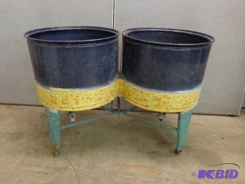 lot 2 image: 2 Wash Basin   Base Metal Construction  22 3...
