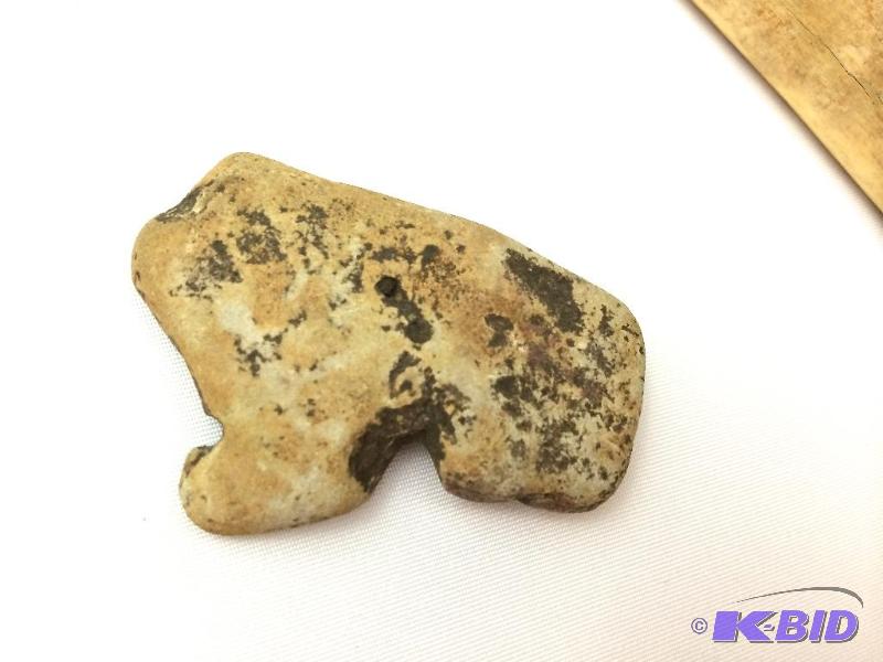 lot 27 image: Mississippian Culture Effigy of a Bear or Bufflo or frog 