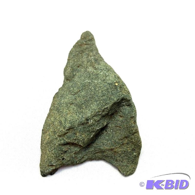 lot 32 image: Unique Green Granite arrow head found in Chaska MN 2012 unknown origin