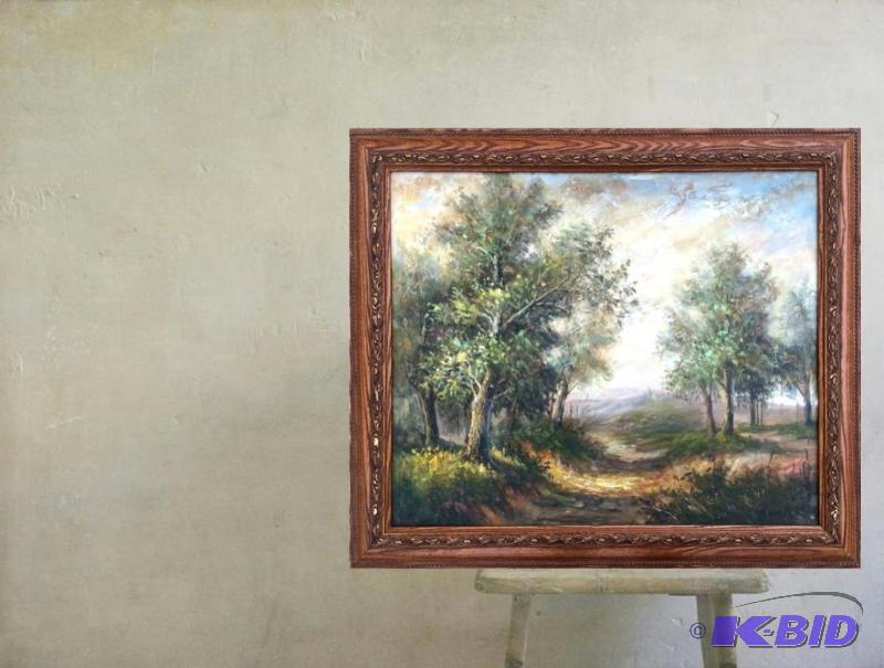 Original Oil Painting by Bonjean