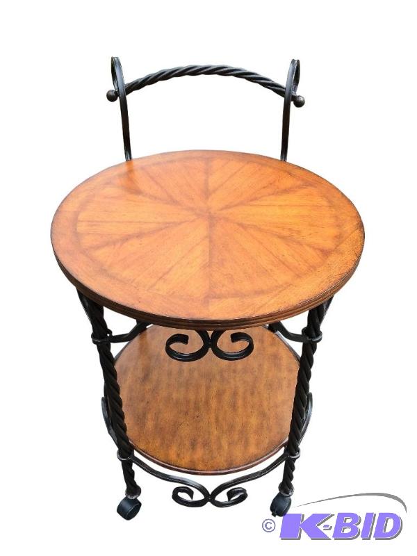 Wine Service with Wrought Iron Accents
