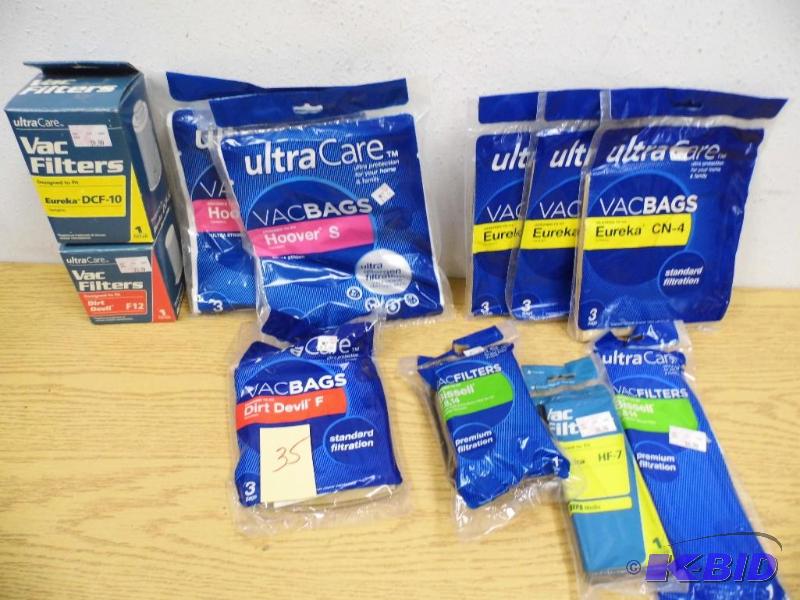 Assorted Vacuum Bags & Filters