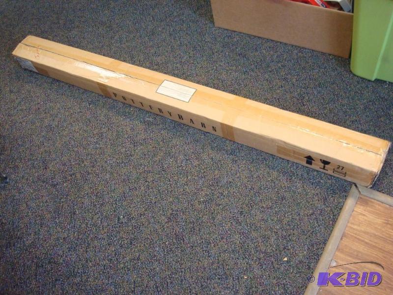 lot 100 image: New Pottery Barn Curtain Rod, Wear To Box,Siz...