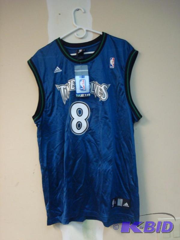 lot 137 image: New Minnesota Timberwolves #8 Gomes, Size XL...