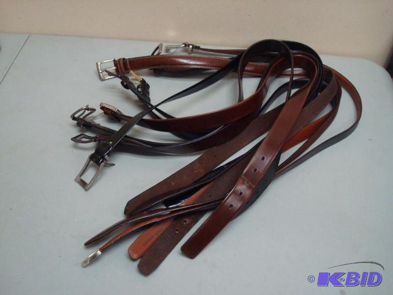 lot 141 image: Lot Of Mens Belts, Used, May Show Some Wear, ...