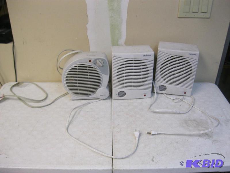 lot 164 image: Lot Of Small Heaters, Work,But Show Wear, One...