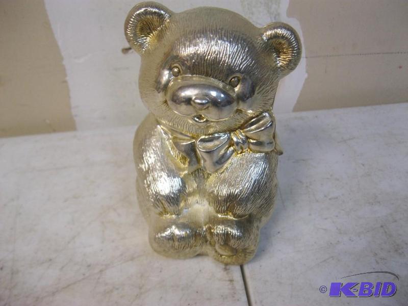 lot 31 image: Cast Metal Bear Bank ...