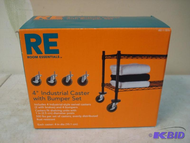 lot 36 image: New 4 Inch Caster Wheel Set...