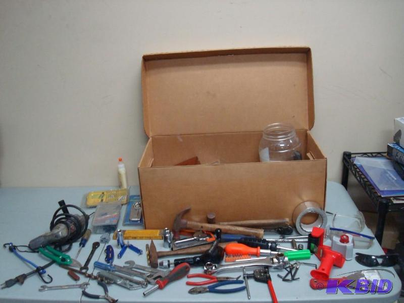 lot 55 image: Box Of Misc. Tools...