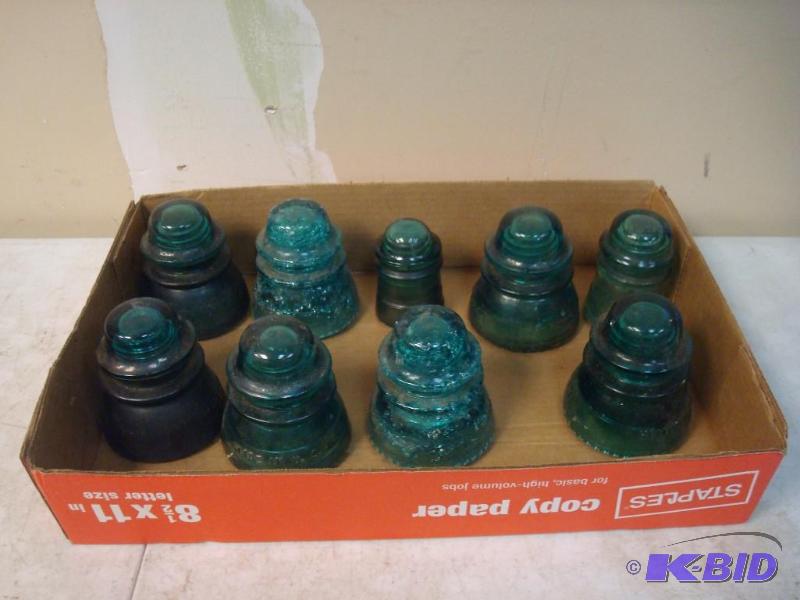 lot 7 image: Lot Of Hemingray&nbspInsulators, Used Show W...