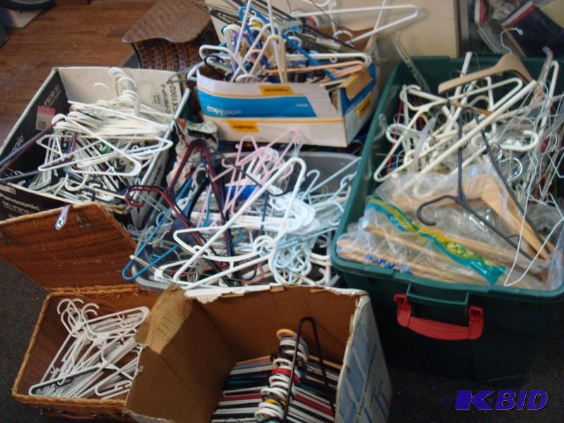 lot 72 image: Huge Lot Of Clothes Hangers...