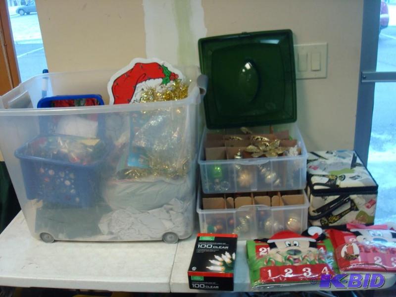 lot 80 image: Lot Of Christmas items, Mickey mouse, Ornamen...