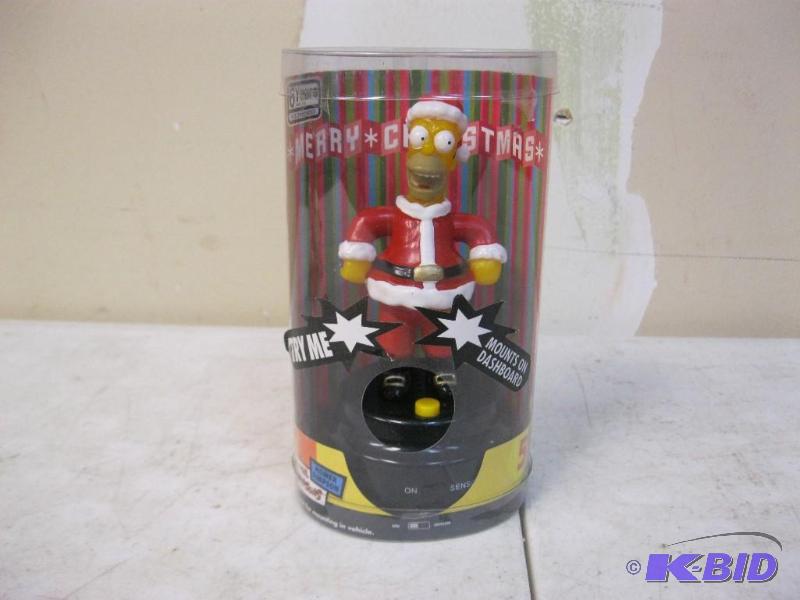 lot 83 image: Homer Simpson Santa Dashboard Mount...
