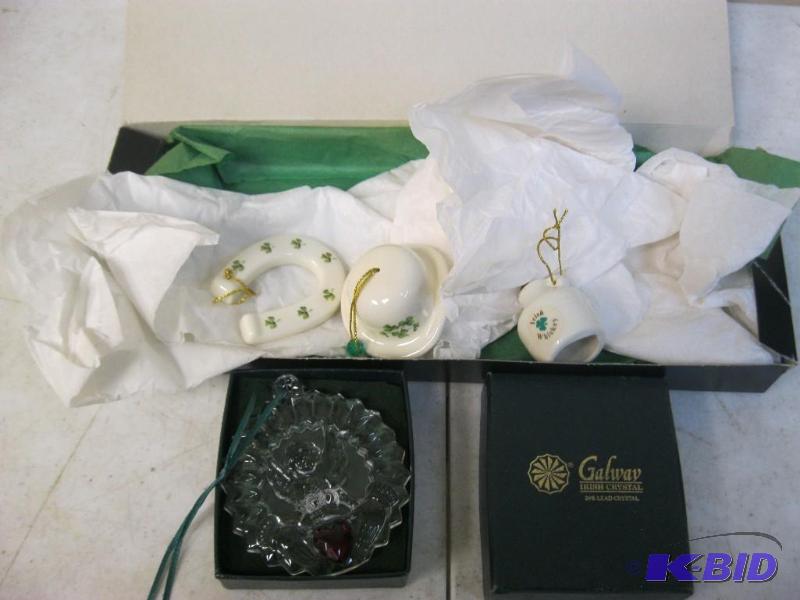 lot 85 image: Lot of Irish Ornaments And crystal...