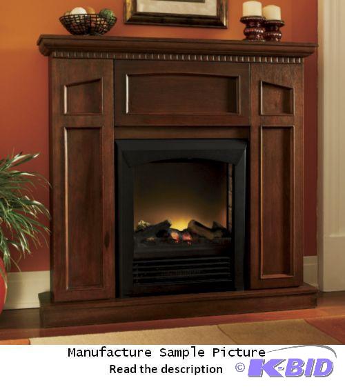 Convertible Storage Electric Fireplace with I...