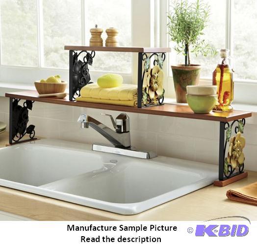 Two Tier Magnolia Sink Shelf -&nbspMagnolias...