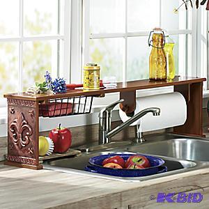 Fleur De Lis Over the Sink Shelf -&nbspTame ...