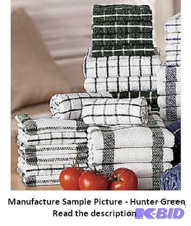 20 Piece Kitchen Towel Set - Hunter Green -&n...