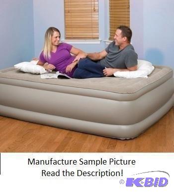 Pure Comfort Tan Extra Long Queen Raised Air ...